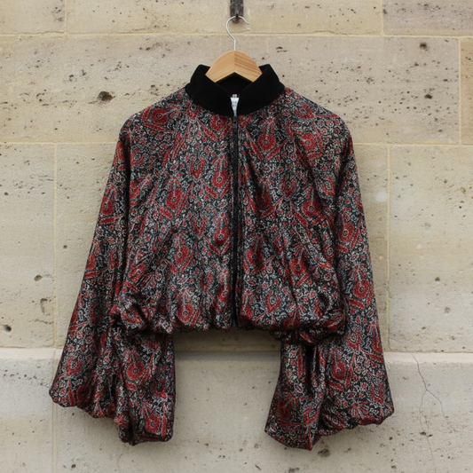 Leher Argent Cropped