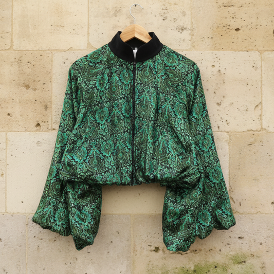 Leher Menthe Cropped