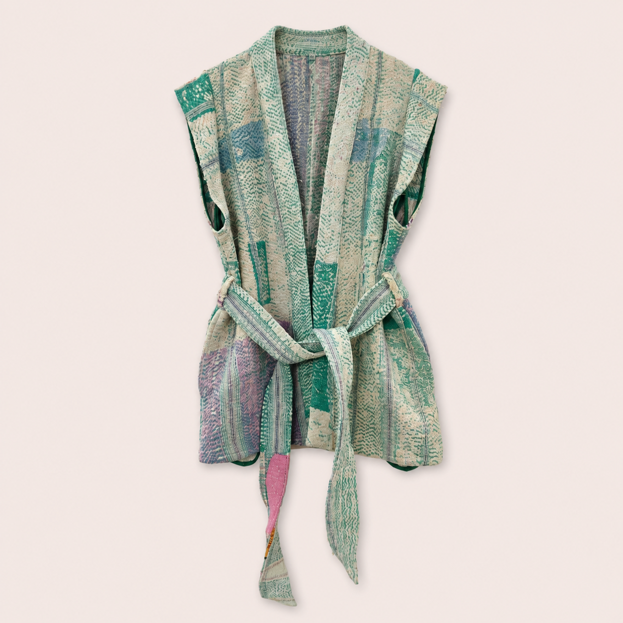 Kantha Vest 01 by Dutite