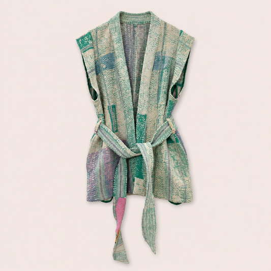Kantha Vest 01 by Dutite